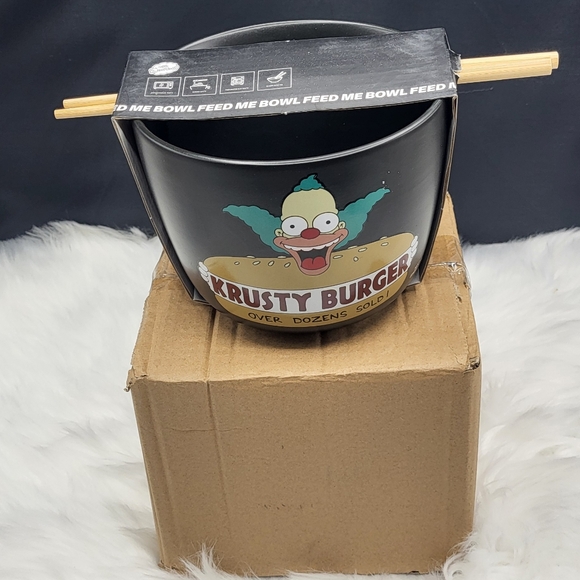 The Simpsons Krusty Burger feed me bowl - Picture 3 of 4